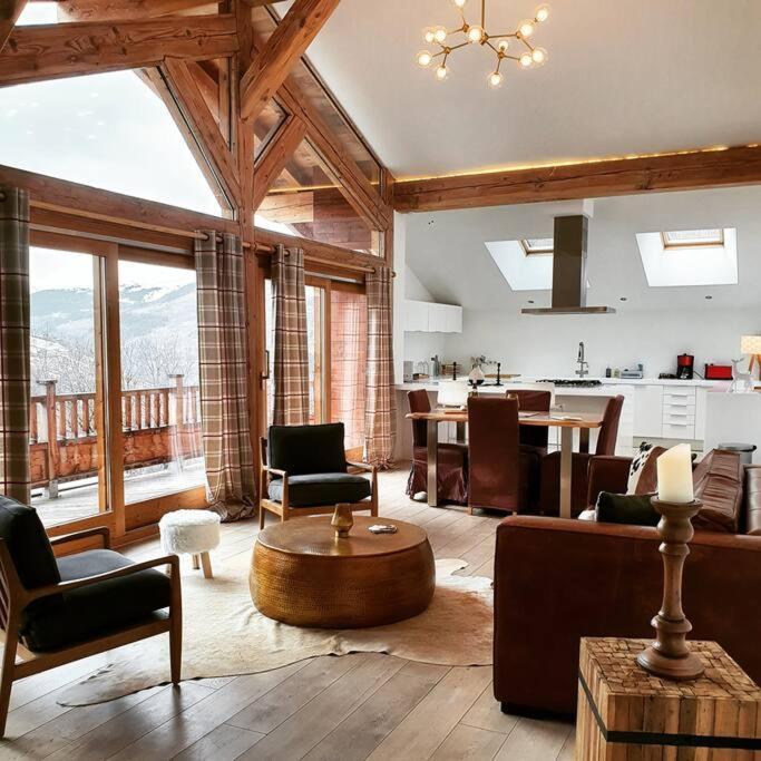 Chalet Entier 110M2 Avec Vue Et Sauna A 10 Min Des Pistes Sainte-Foy-Tarentaise Zewnętrze zdjęcie